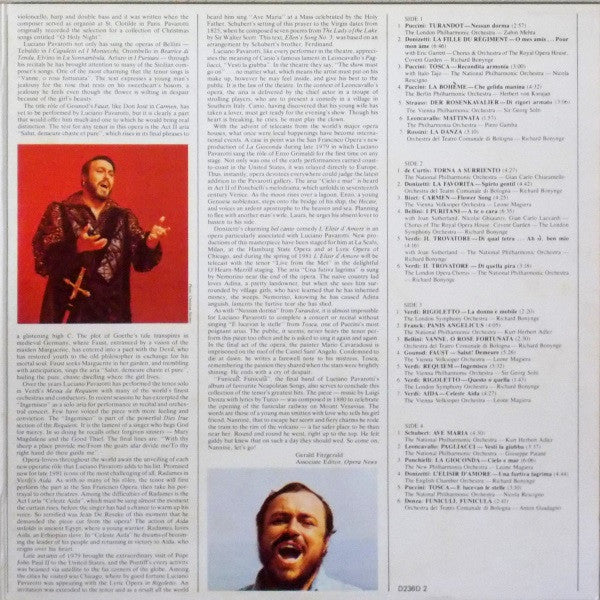 Luciano Pavarotti – Pavarotti's Greatest Hits (2xLP) LP vinyl record, image 3 of 9
