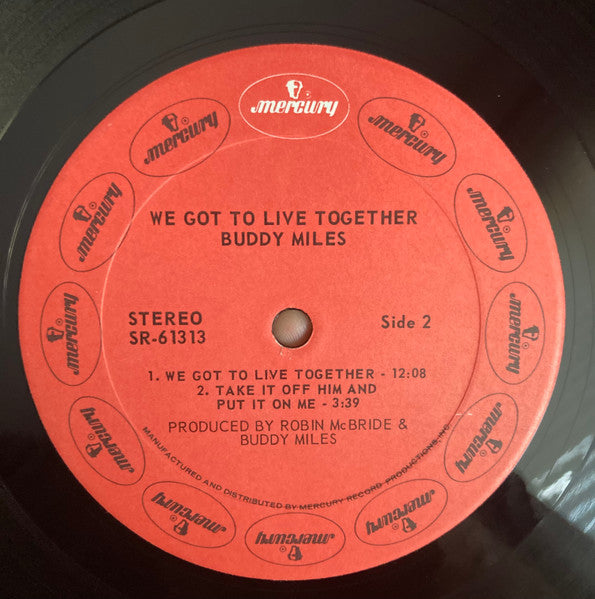 Buddy Miles – We Got To Live Together LP vinyl record, image 6 of 7
