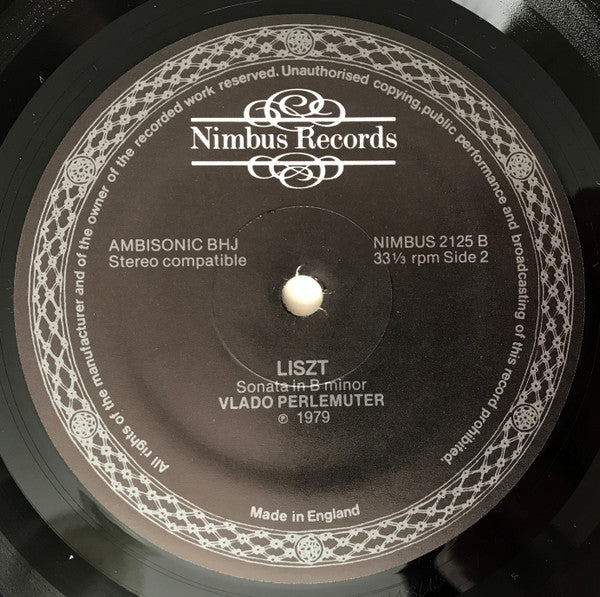 Vlado Perlemuter, Ludwig van Beethoven, Franz Liszt – Eroica Variations Op. 35 / Sonata In B Minor LP vinyl record, image 5 of 5