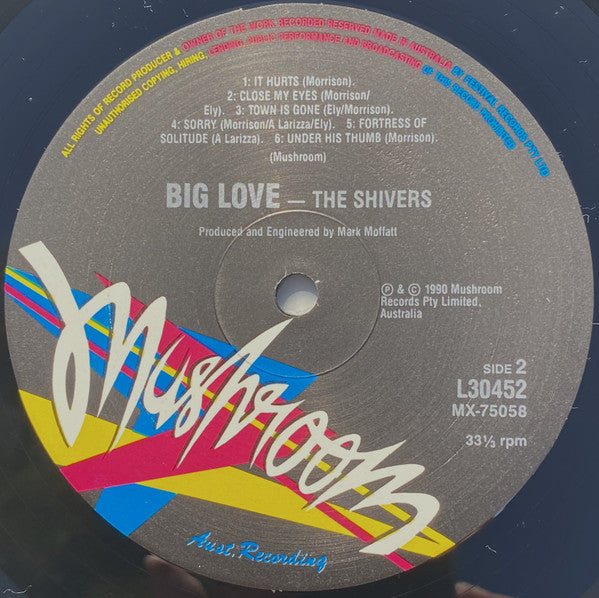 The Shivers – Big Love LP vinyl record, image 4 of 4