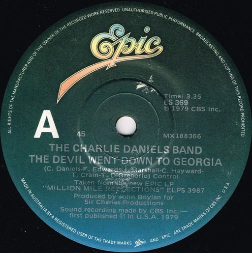 The Charlie Daniels Band – The Devil Went Down To Georgia