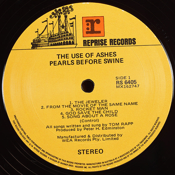 Pearls Before Swine – The Use Of Ashes LP vinyl record, image 3 of 8