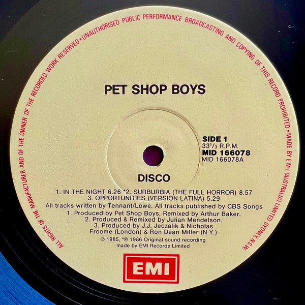 Pet Shop Boys – Disco LP vinyl record, image 3 of 7