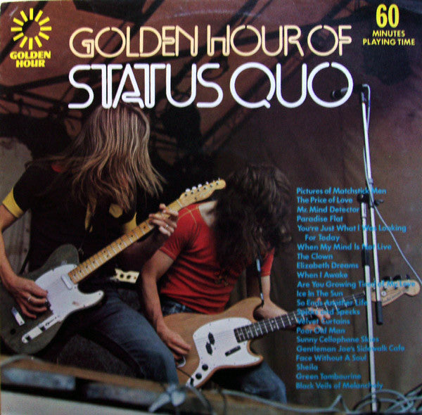 Status Quo – Golden Hour Of Status Quo LP vinyl record, image 1 of 4