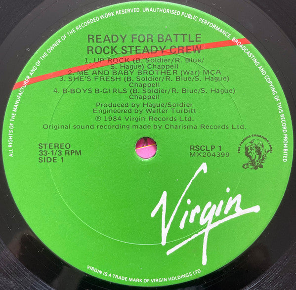 The Rock Steady Crew – Ready For Battle LP vinyl record, image 3 of 7