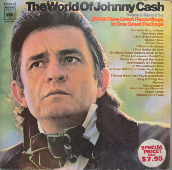 Johnny Cash – The World Of Johnny Cash (2xLP) LP vinyl record, image 1 of 4