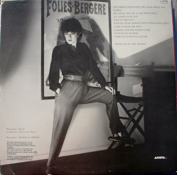 Melissa Manchester – Hey Ricky LP vinyl record, image 2 of 6
