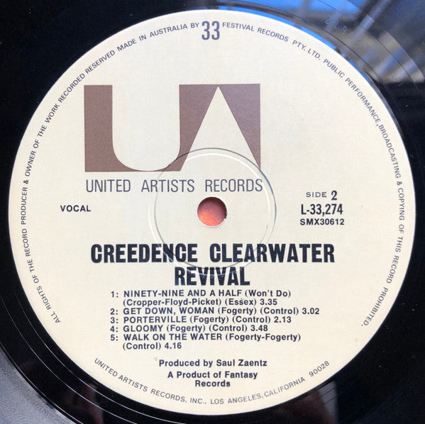 Creedence Clearwater Revival – Creedence Clearwater Revival LP vinyl record, image 6 of 6