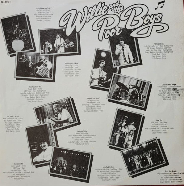 Willie And The Poor Boys – Willie And The Poor Boys LP vinyl record, image 6 of 6