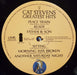 Cat Stevens – Greatest Hits LP vinyl record, image 4 of 6