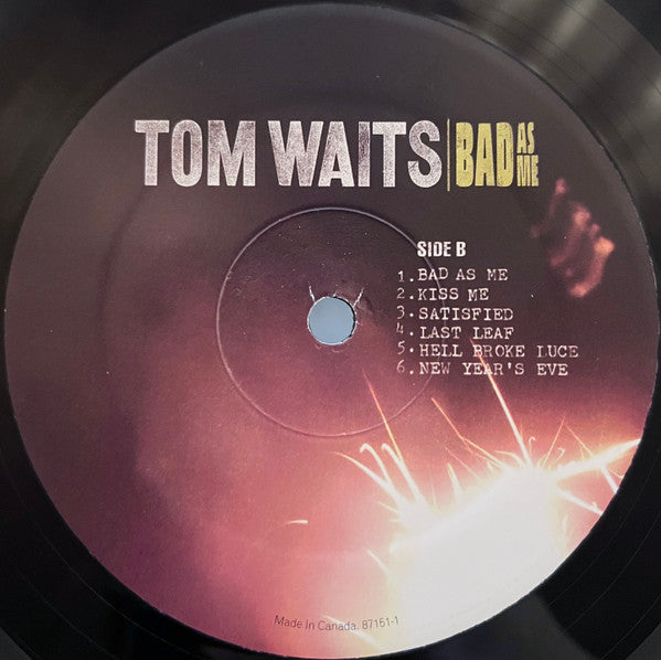 Tom Waits – Bad As Me LP vinyl record, image 4 of 6