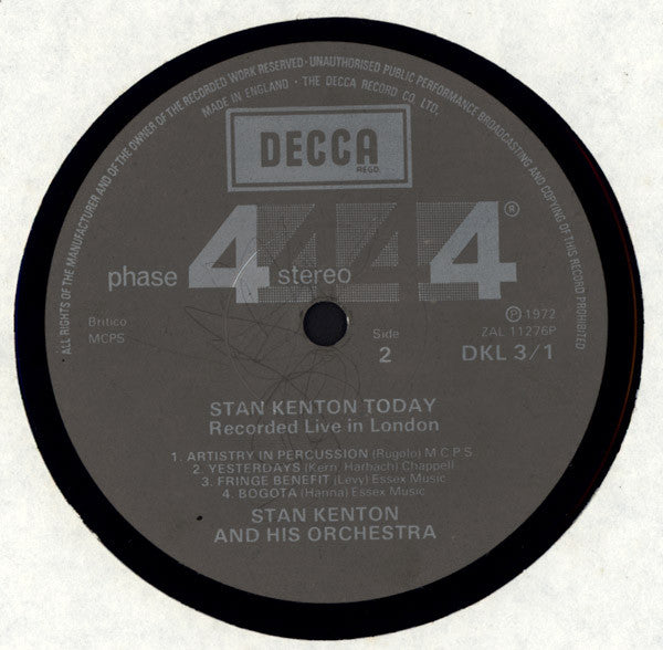 Stan Kenton – Stan Kenton Today (2xLP) LP vinyl record, image 5 of 8