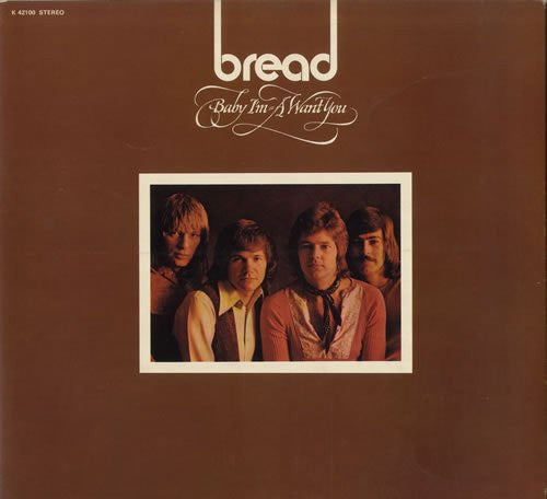Bread – Baby I'm-A Want You LP vinyl record, image 1 of 6