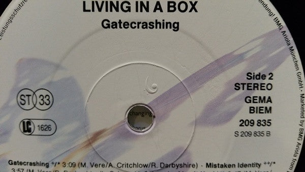 Living In A Box – Gatecrashing LP vinyl record, image 10 of 10