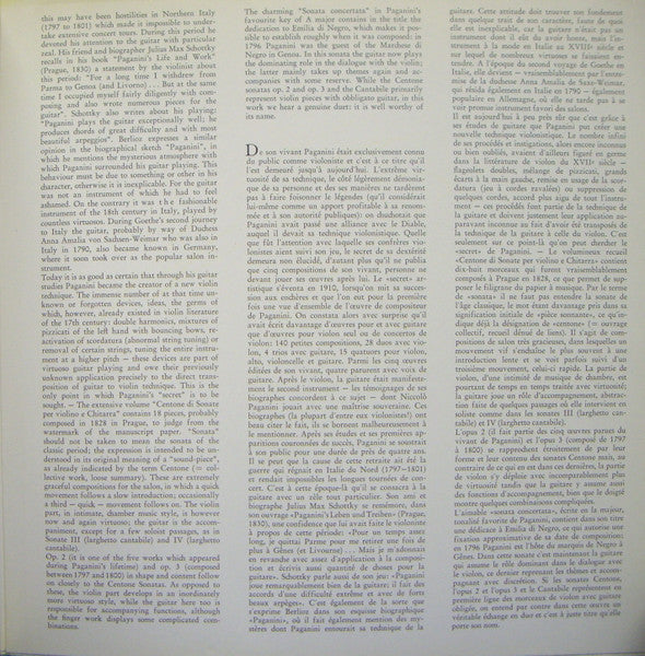 Niccolò Paganini, György Terebesi, Sonja Prunnbauer – Violine & Gitarre LP vinyl record, image 3 of 6