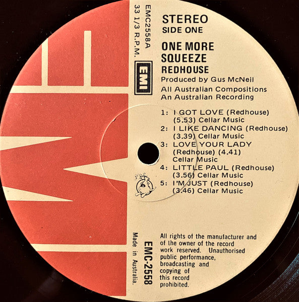 Redhouse – One More Squeeze LP vinyl record, image 4 of 5