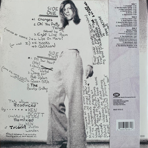 David Bowie – Hunky Dory LP vinyl record, image 5 of 10