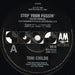 Toni Childs – Don't Walk Away / Stop Your Fussin' 7" vinyl record, image 2 of 2