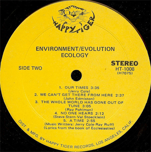 Ecology – Environment/Evolution LP vinyl record, image 4 of 4