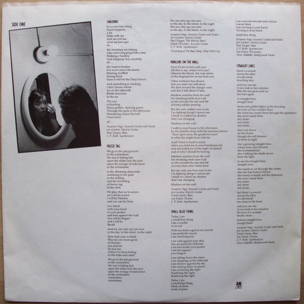 Suzanne Vega – Suzanne Vega LP vinyl record, image 3 of 10