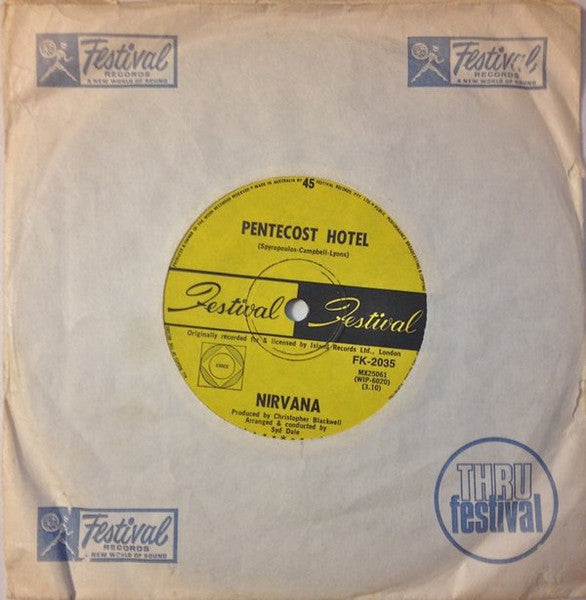 Nirvana – Pentecost Hotel 7" vinyl record, image 3 of 3