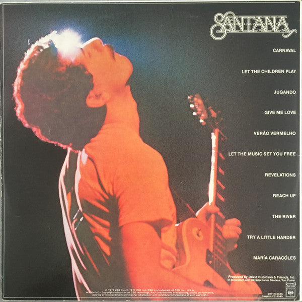 Santana – Festivál LP vinyl record, image 2 of 6