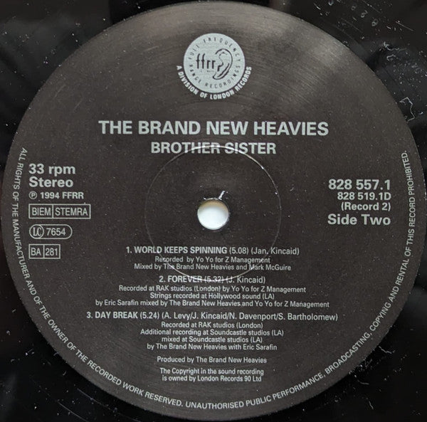 The Brand New Heavies – Brother Sister (2xLP) LP vinyl record, image 6 of 10