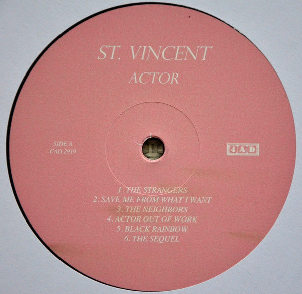 St. Vincent – Actor LP vinyl record, image 4 of 7