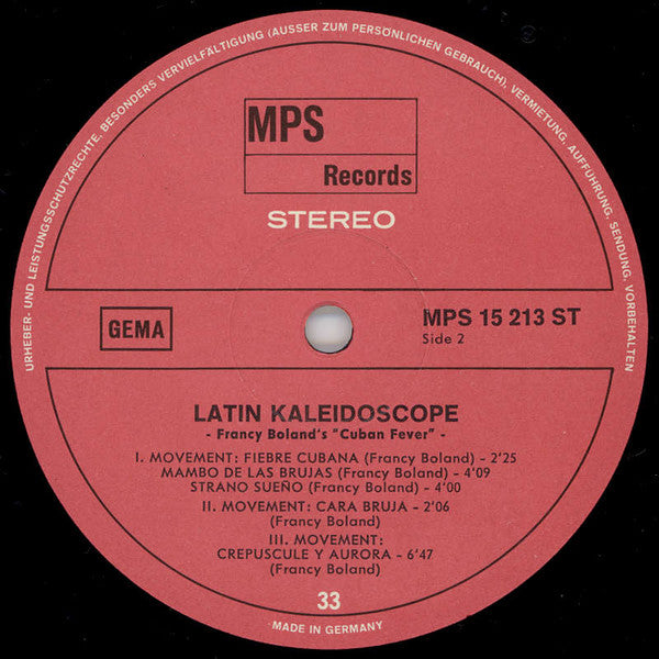 Clarke-Boland Big Band – Latin Kaleidoscope LP vinyl record, image 4 of 6