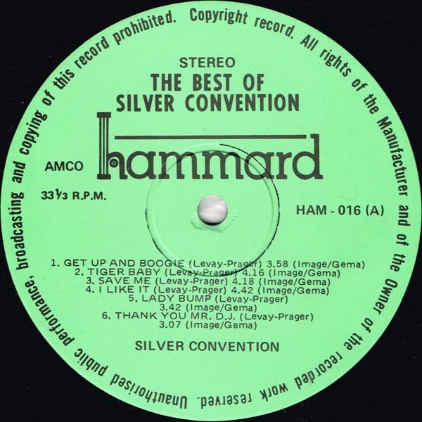 Silver Convention – The Best Of Silver Convention LP vinyl record, image 4 of 7