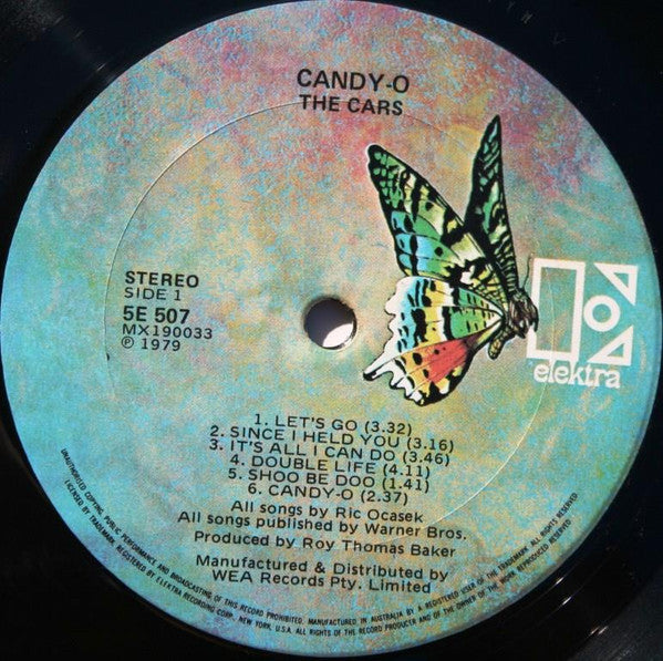 The Cars – Candy-O LP vinyl record, image 3 of 6