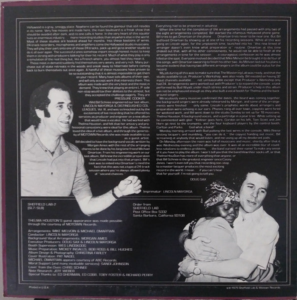 Thelma Houston, Pressure Cooker – I've Got The Music In Me LP vinyl record, image 3 of 6