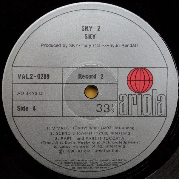 Sky – Sky 2 (2xLP) LP vinyl record, image 10 of 10
