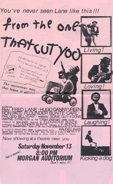 Fred Lane, Ron 'Pate's Debonairs – From The One That Cut You LP vinyl record, image 4 of 6