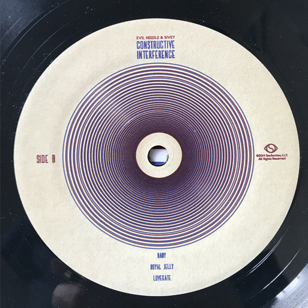 Evil Needle, Sivey – Constructive Interference LP vinyl record, image 4 of 4