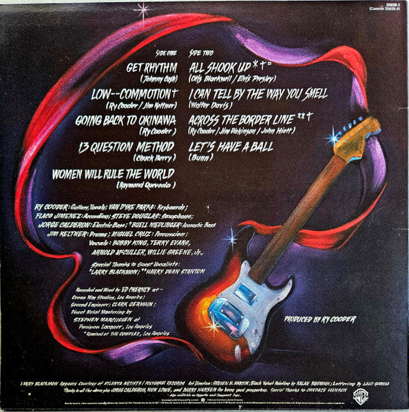 Ry Cooder – Get Rhythm LP vinyl record, image 2 of 5