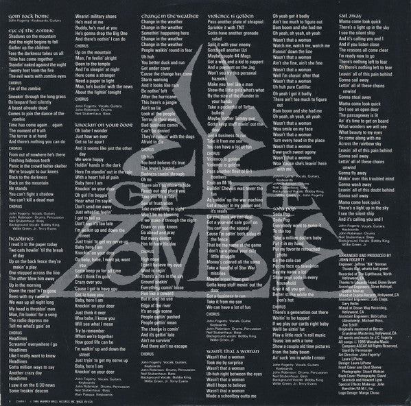 John Fogerty – Eye Of The Zombie LP vinyl record, image 7 of 9