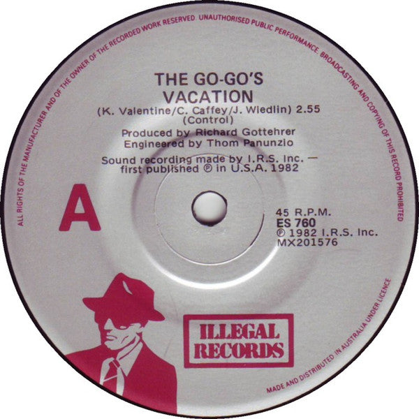 Go-Go's – Vacation 7" vinyl record, image 3 of 4