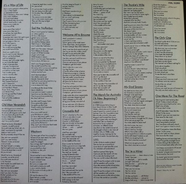 John Williamson – Boomerang Café LP vinyl record, image 2 of 6