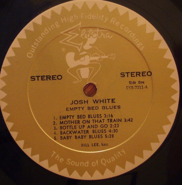 Josh White – Empty Bed Blues LP vinyl record, image 4 of 5