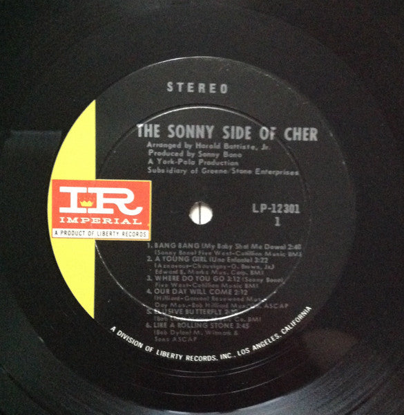 Cher – The Sonny Side Of Chér LP vinyl record, image 3 of 4