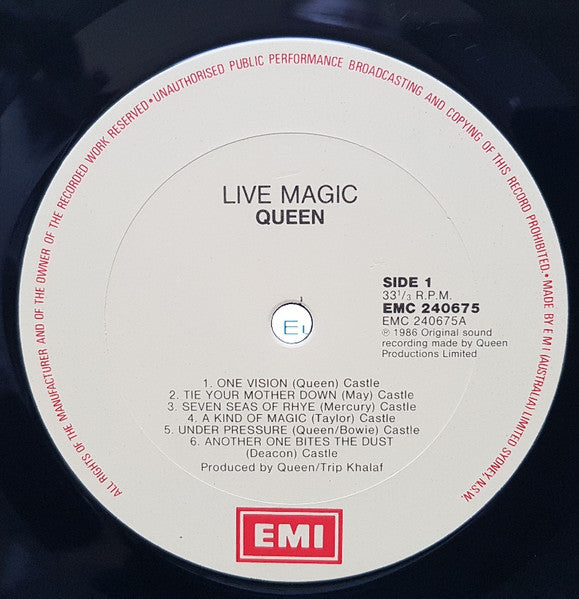 Queen – Live Magic LP vinyl record, image 2 of 3