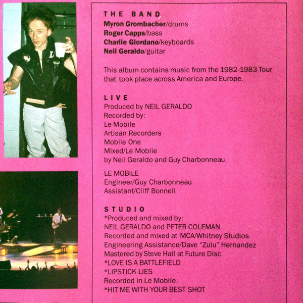 Pat Benatar – Live From Earth LP vinyl record, image 7 of 10