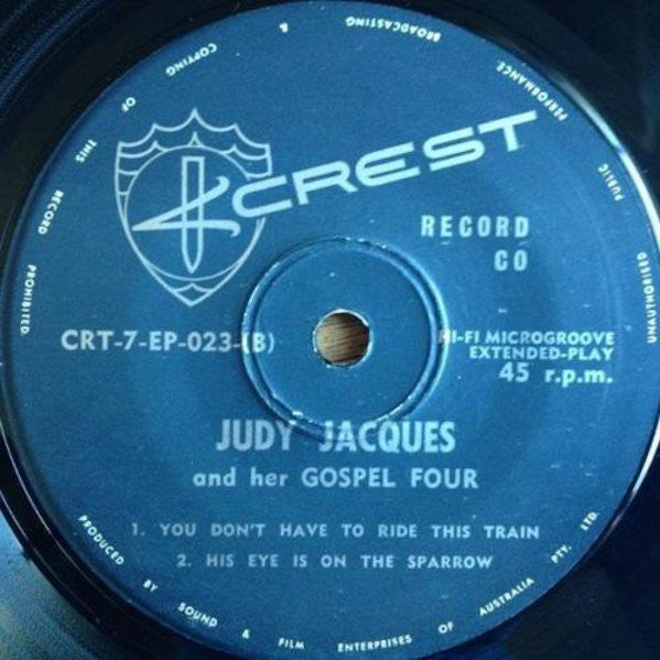Judy Jacques And Her Gospel Four – Ashore 7" vinyl record, image 3 of 4