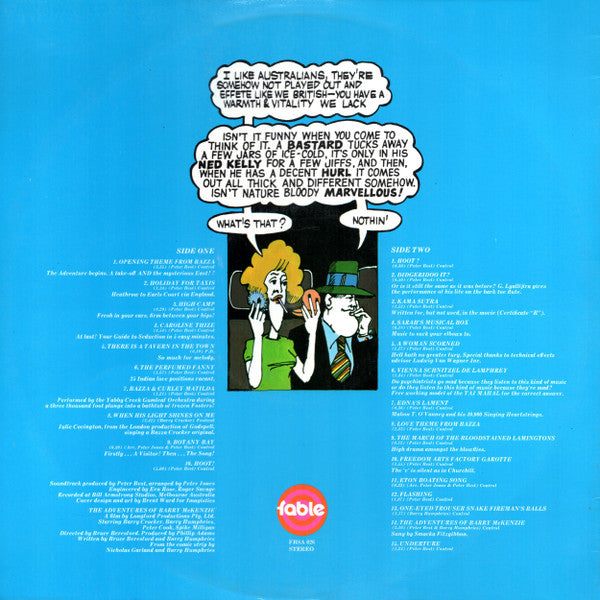 Barry Crocker, Peter Best – The Adventures Of Barry McKenzie Original Soundtrack LP vinyl record, image 3 of 5