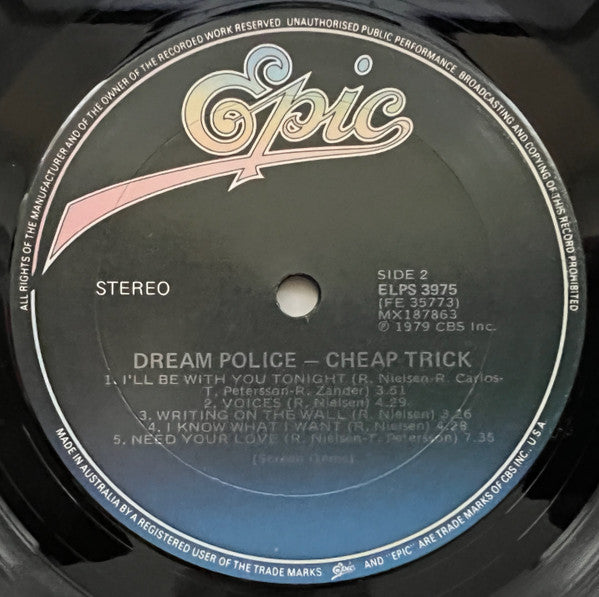 Cheap Trick – Dream Police LP vinyl record, image 6 of 8