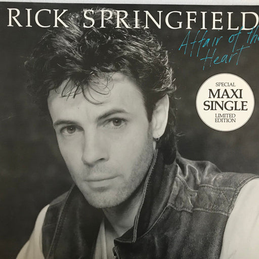 Rick Springfield – Affair Of The Heart 12" vinyl record, image 1 of 3