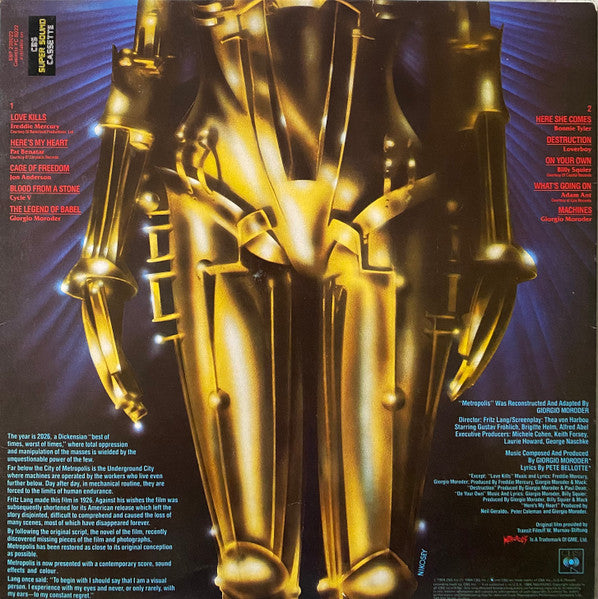 Various – Metropolis (Original Motion Picture Soundtrack) LP vinyl record, image 5 of 10