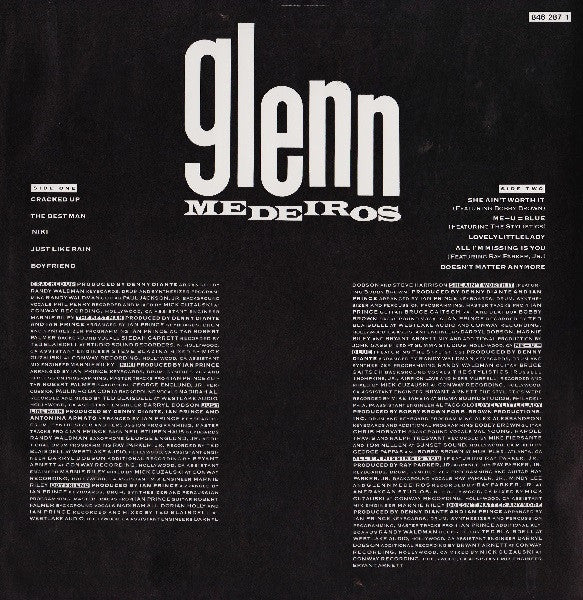 Glenn Medeiros – Glenn Medeiros LP vinyl record, image 6 of 6