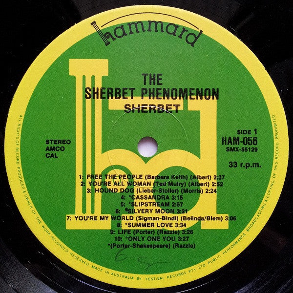 Sherbet – The Sherbet Phenomenon LP vinyl record, image 3 of 4